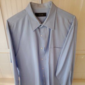 Taso Elba XL Men's Dress Shirt Light Blue